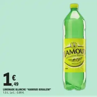 E.Leclerc Limonade blanche "HAMOUD BOUALEM" offre