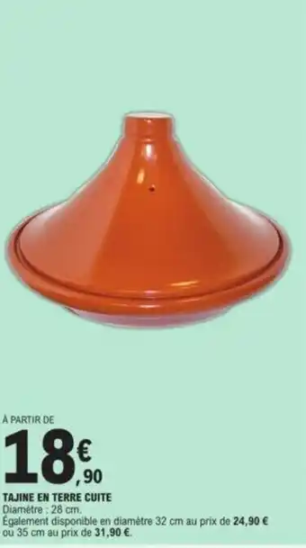 E.Leclerc Tajine en terre cuite offre
