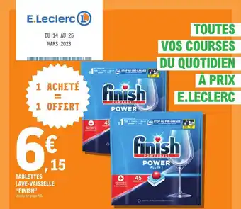 E.Leclerc Tablettes lave-vaisselle offre