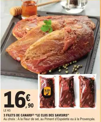 E.Leclerc 3 filets de canard offre
