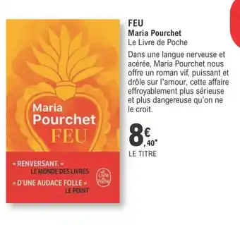 E.Leclerc FEU maria pourchet offre