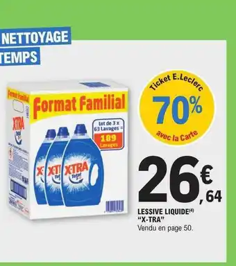 E.Leclerc Lessive liquide offre