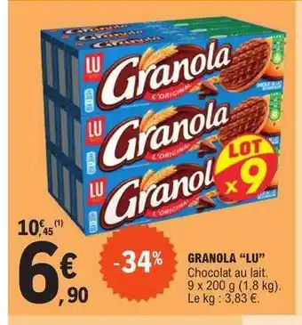 E.Leclerc Granola offre