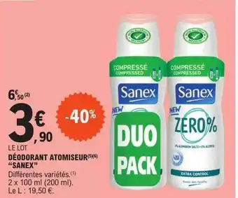 E.Leclerc Déodorant atomiseur offre