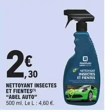 E.Leclerc Nettoyant insectes et fientes offre
