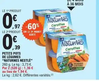 E.Leclerc Petits pots de légumes offre
