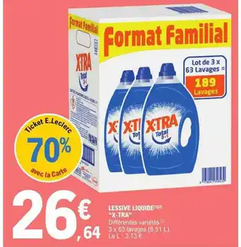 E.Leclerc Lessive liquide offre