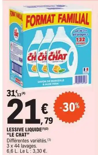 E.Leclerc Lessive liquide offre