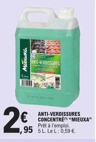 E.Leclerc Anti-verdissures concentré offre
