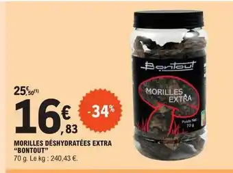 Morilles déshydratées extra