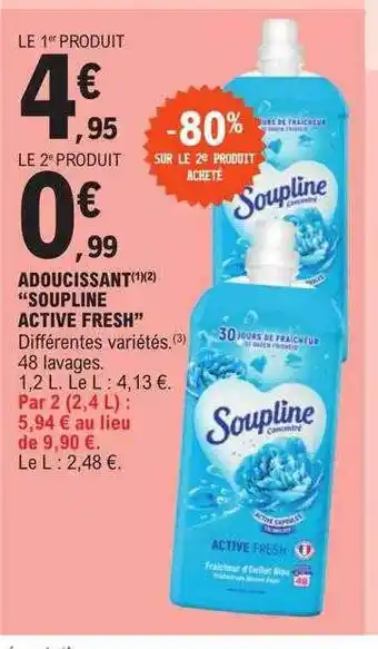 E.Leclerc Adoucissant offre