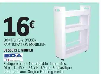 E.Leclerc Desserte mobilo eda offre