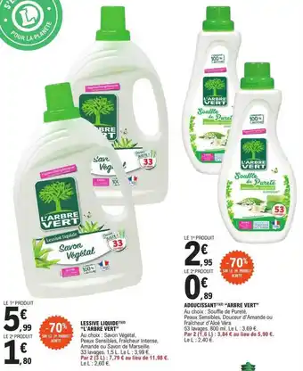 E.Leclerc Lessive liquide offre