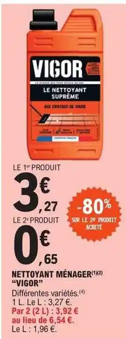 E.Leclerc Nettoyant ménager offre