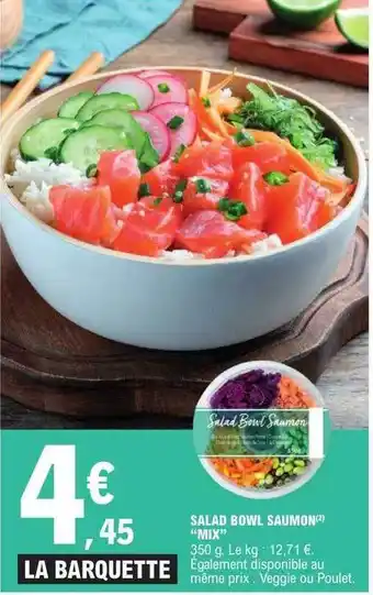 Salad bowl saumon