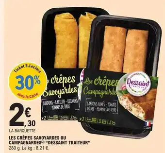 E.Leclerc Les crêpes savoyardes ou campagnardes offre