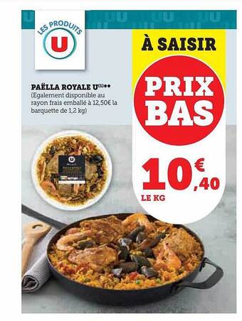 Super U Paëlla royale u offre