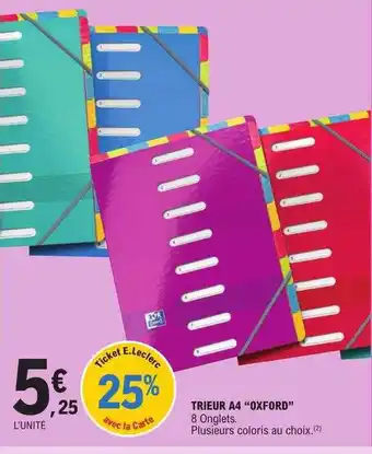 E.Leclerc Trieur a4 offre