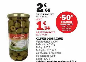 Olives mosaïque