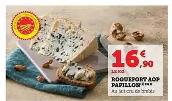Roquefort aop papillon