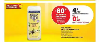Super U Gel douche le petit marseillais offre