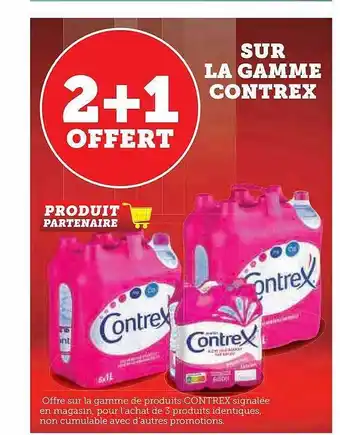 Super U La gamme contrex offre