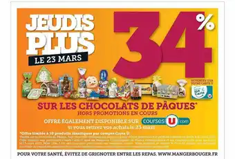 Super U Chocolats de pâques offre