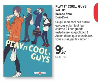 E.Leclerc Play it cool, guys vol. 01 offre