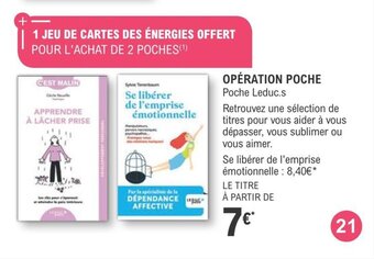 Opération poche