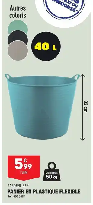 ALDI Panier en Plastique Flexible offre