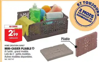 ALDI Mini-Casier Pliable offre