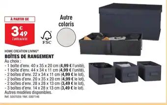 ALDI Boîtes de Rangement offre