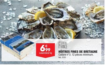 ALDI Hûitres Fines de Bretagne offre