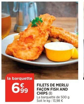 Bi1 Filets de Merlu Façon Fish and Chips offre