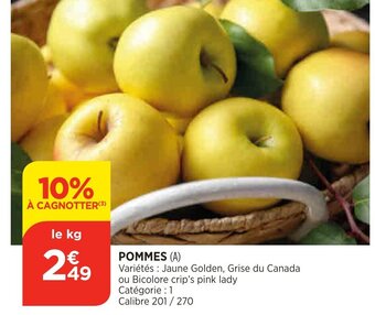 Bi1 Pommes offre