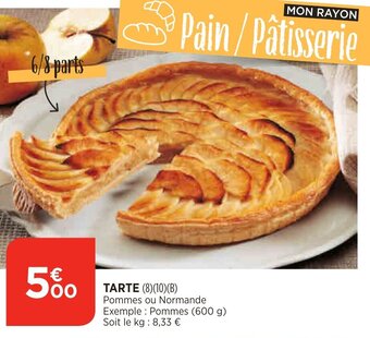 Bi1 Tarte offre