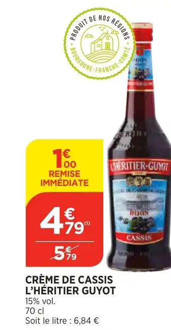 Crème de Cassis L'Héritier Guyot