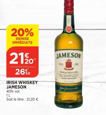 Bi1 Irish Whisky Jameson offre