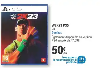 E.Leclerc W2K23 PS5 offre