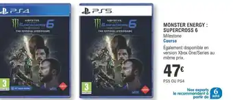 E.Leclerc Monster Energy: Supercross 6 offre