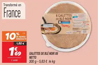 Galettes De BlĂš Noir X6 Netto