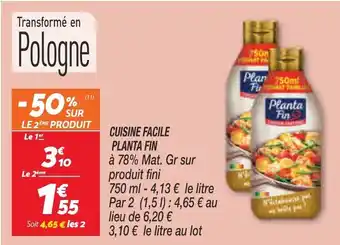 Netto Cuisine Facile Planta Fin offre