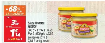 Netto Sauce Fromage Mission offre