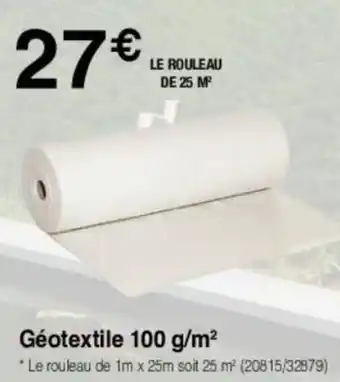 Gèotextile 100 g/m
