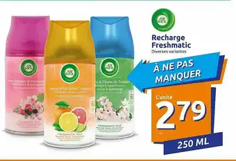 Action Recharge Freshmatic offre