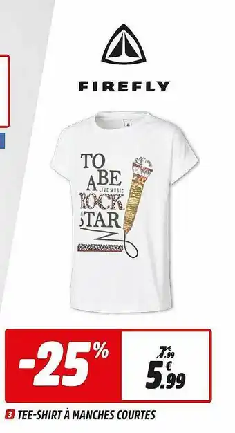 Intersport Tee-shirt à Manches Courtes Firefly offre