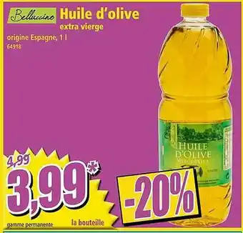 Norma Belluccins Huile D'olive Extra Vierge offre