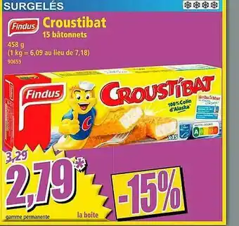 Norma Findus Croustibat offre