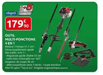 Rural Master Outil Multi-fonctions 4 En 1 offre