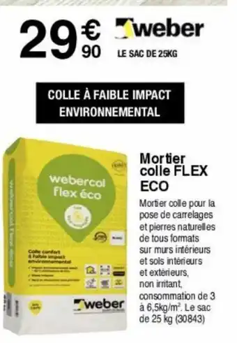 Mortier colle flex eco